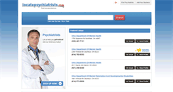 Desktop Screenshot of locatepsychiatrists.com