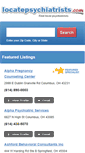 Mobile Screenshot of locatepsychiatrists.com